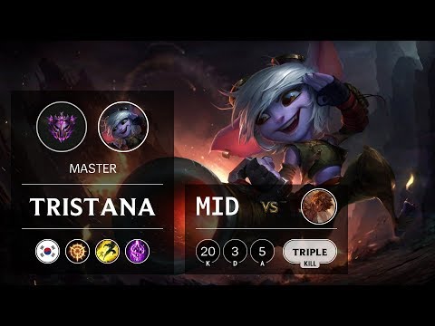 Tristana Mid vs Taliyah - KR Master Patch 9.21