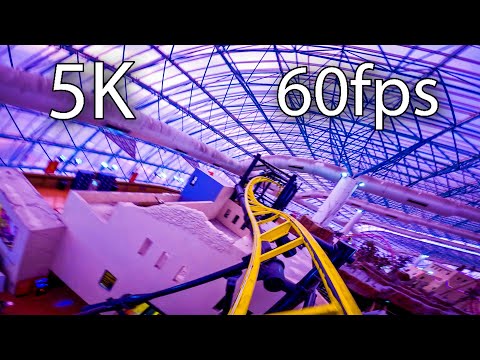 El Loco front seat on-ride 5K POV @60fps Adventuredome