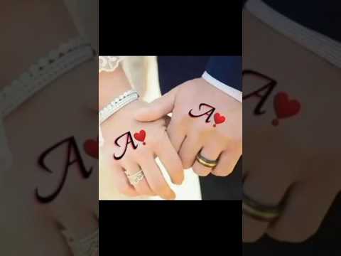 aa letter love shorts 🍁🥀🍁|double a alphabet Whatsapp status video ❤️