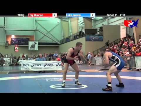 Trey Duncan vs. Luke Swalla at 2013 ASICS University Nationals - FS