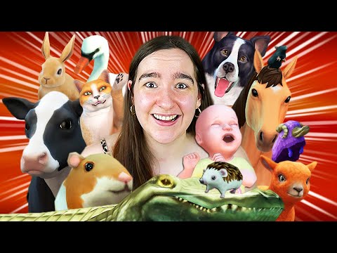 Sims 4 ABER was passiert, wenn man ALLE TIERE gleichzeitig hält?! 😱😳 Nesmeralda