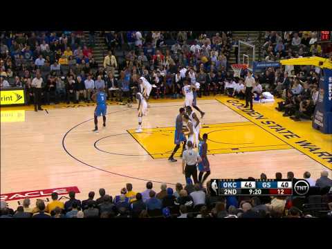 Serge Ibaka Highlights Thunder vs. Warriors 12.18.2014 - 12 Points, 2 Assists