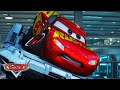 Lightning McQueen's Big Crash on the Simulator | Pixar Cars