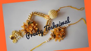 Designer Rakhi // New Trendy Pattern // Couple Rakhi set , Rakshabandhan 2021