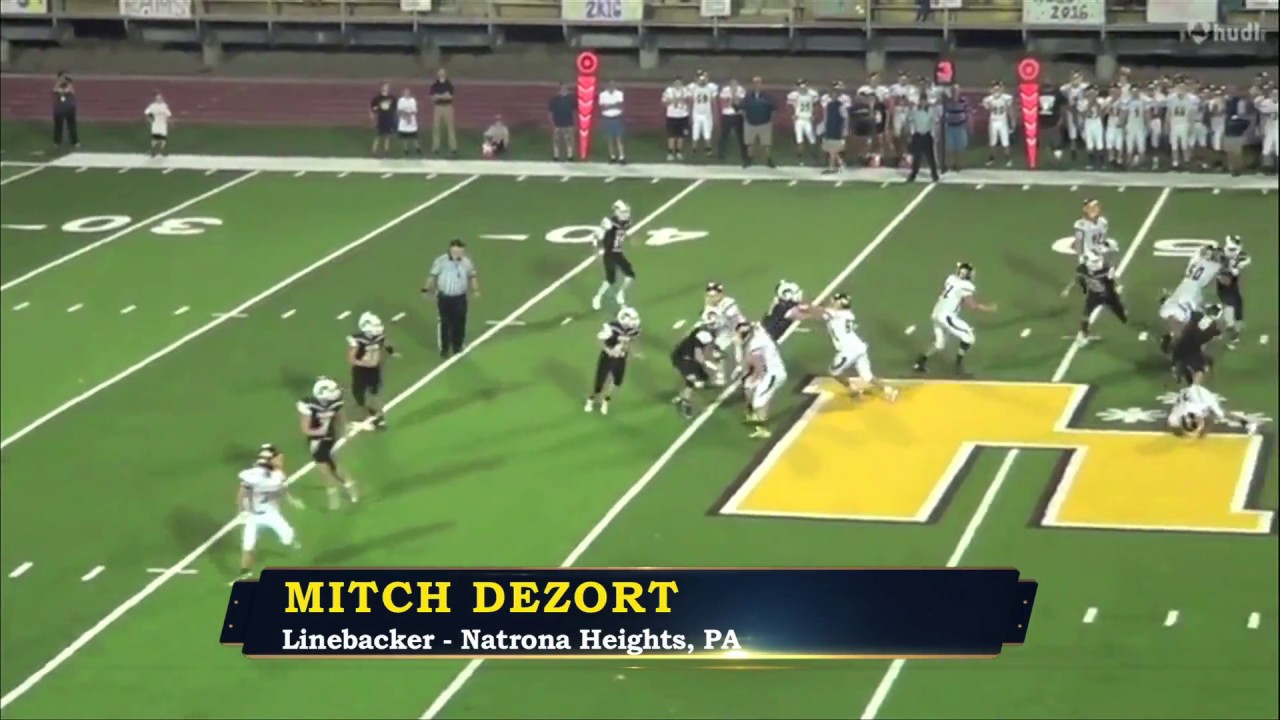 Mitch DeZort - Highlands Linebacker - Highlights