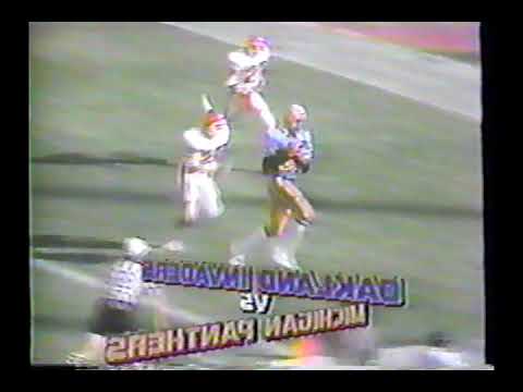 1983 USFL ABC Playoff Promo Oakland Invaders at Michigan Panthers.
