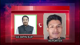 BJP State GS Bg Bipin Debbarma Mungiakami CM ni panda no twi kok