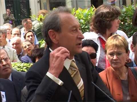 Inauguration de la Place Maurice Audin à Paris 26 mai 2004