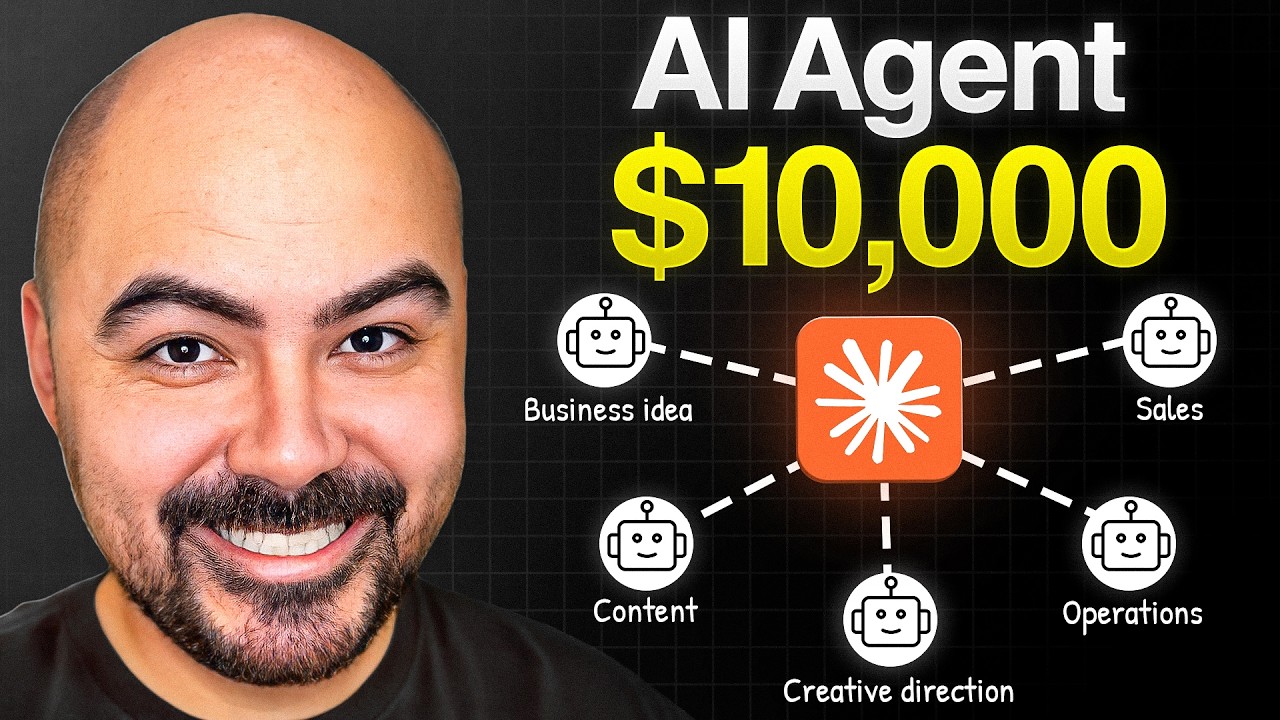 YouTube: How I'd Build an AI Agent Making $10,000 with Claude Code