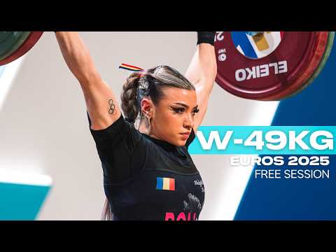 W-49kg European Weightlifting Championships 2025 | Full Session