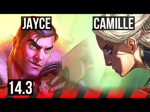 JAYCE vs CAMILLE (TOP) | 5/1/2, Rank 9 Jayce | NA Challenger | 14.3