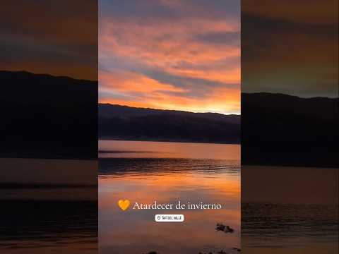 🧡 El atardecer más hermoso del invierno en Tafí del Valle, Tucumán 🇦🇷