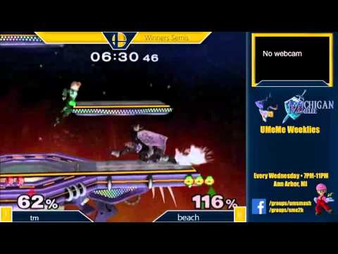 UMeMe 6 - tm (Ganondorf) vs. Beach (Sheik) Winners Semifinals