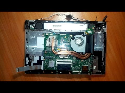 Как разобрать ноутбук ASUS N56V