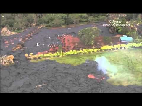 Hawaiianer Vulkan: Erstes Dorf muss der Lava weichen Videos