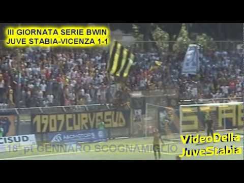 Juve Stabia-Vicenza 1-1 - il gol di Scognamiglio [09-09-2012]