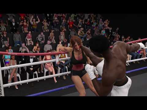 Mixed Bare-Knuckle Fighting Animation - DD vs TJ (Female boxing animation knockout)