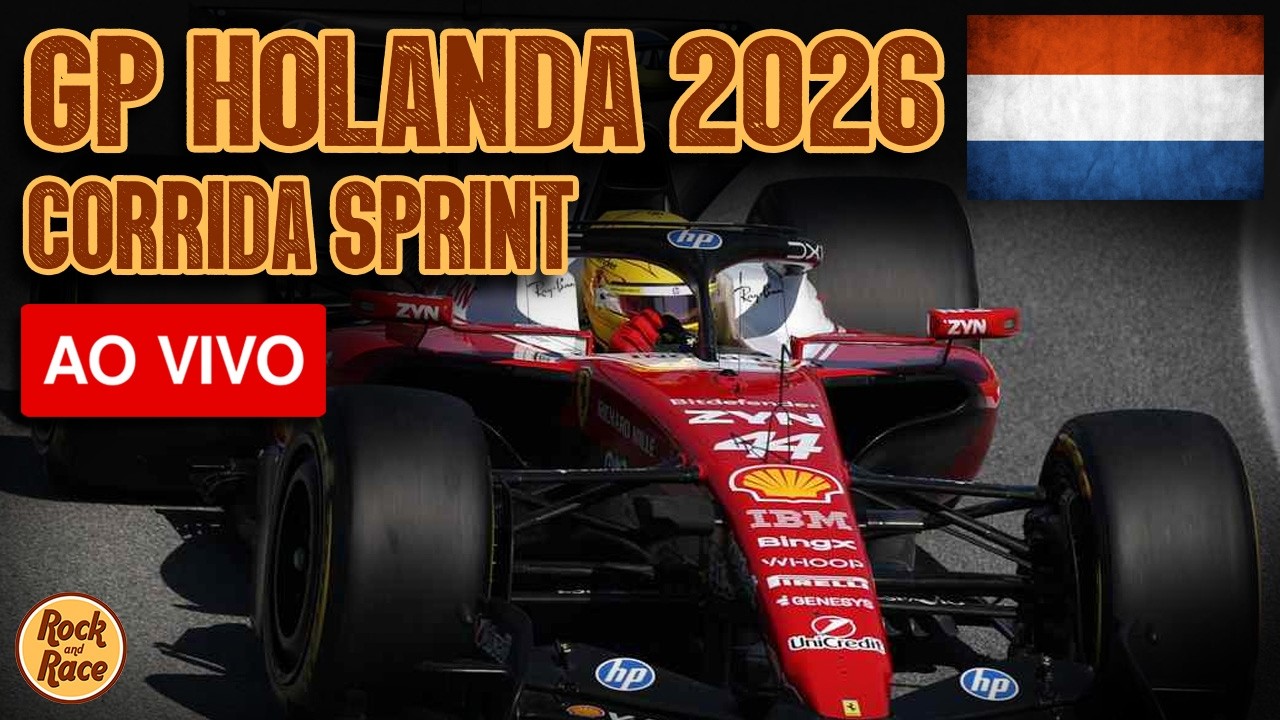 GP HOLANDA 2026 - CORRIDA SPRINT - AO VIVO - Análise e comentários em tempo real