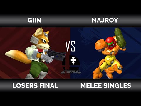 MetroSmash #16: SSBM – Losers Final — Giin (Fox) vs Najroy (Samus)