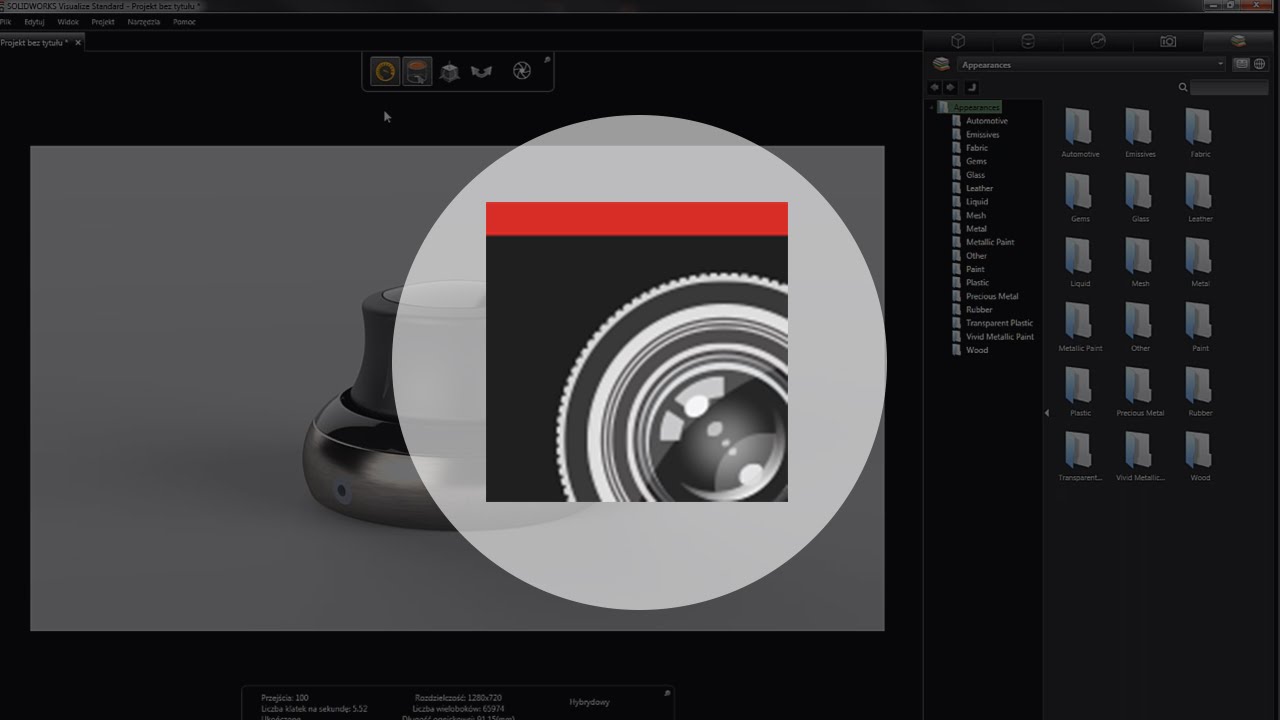 Webinar #6 – SOLIDWORKS Visualize–twórz własne wizualizacje