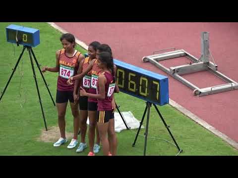 4X400M GIRLS U20 FINAL   All Island Schools Relay Championships 2019