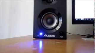 Video thumbnail for alesis elevate 3 studio monitors Audio Test by Trevers phone reviews