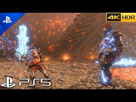 Thor Meets The Blade Of Olympus - God Of War Ragnarok[4K 60FPS HDR]