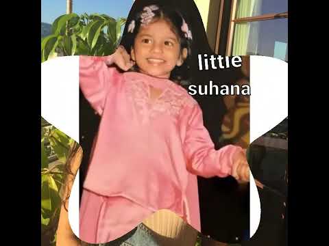 little vs now❤😍 srk daughter #suhanakhan #shorts