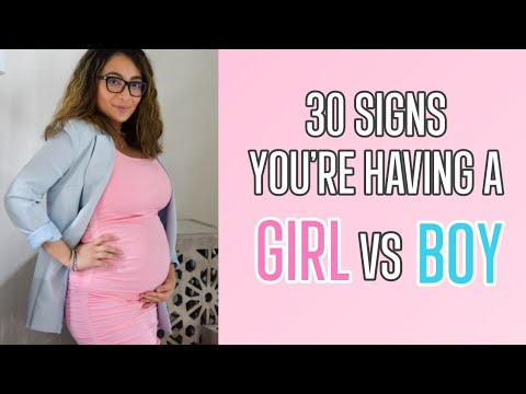 30 SIGNS YOU'RE HAVING A BABY BOY VS  BABY GIRL (Gender Prediction) | The Mom Life