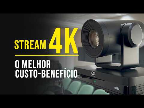 Câmera PTZ para transmissão 4k: Review da GoPresence Auditorium Premium
