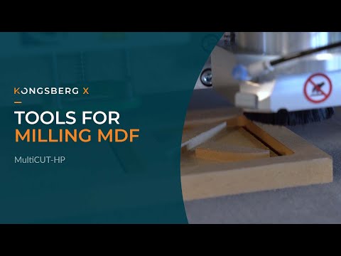 Tooling for Kongsberg X: milling MDF with the MultiCUT-HP toolhead thumbnail