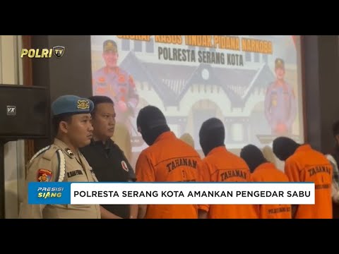 POLRESTA SERANG KOTA AMANKAN PENGEDAR SABU