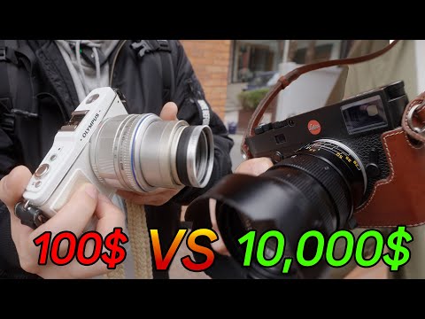 10만원 VS 1000만원 카메라 : 비싼 카메라는 돈 값을 할까?