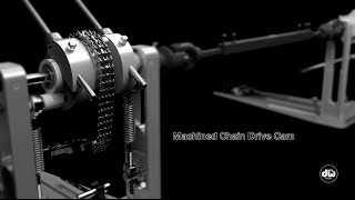 DW MCD (Machined Chain Drive) Double Pedal Features Animation