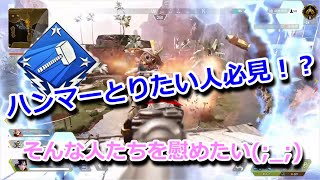 【Apex Legends】2000ハンマー取れない人必見！？タキジによる2000ハンマー取れない人を慰める動画