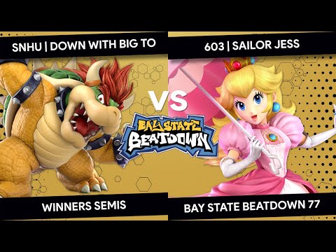 Bay State Beatdown 77 - 603 |Sailor Jess (Peach) vs SNHU | Down With Big TO (Bowser) - Winners Semis