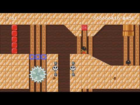 Dangerous Desert Temple by samcorder - Super Mario Maker 2 - No Commentary 1bv