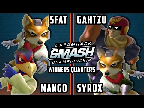 DHA 2017 SSBM Doubles - Gahtzu & Syrox Vs. CLG | SFAT & C9 | Mango - Smash Melee WQ