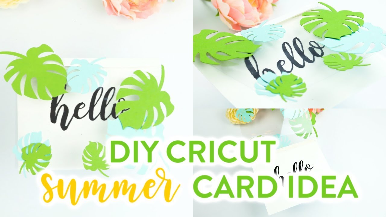 DIY Cricut Summer Card Idea