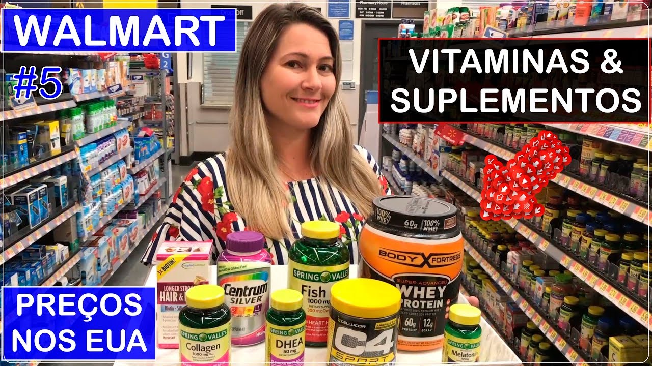 VITAMINAS & SUPLEMENTOS Super BARATOS no WALMART em ORLANDO com PREÇOS!