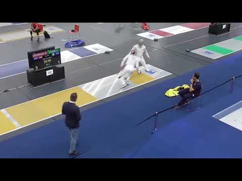 European Championships 2023 U23MS - L8 - Alexandru Zmau ROU v Mattia Rea ITA