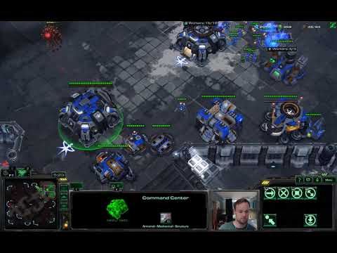 Mass Raven vs Baneling Bust / Swarm Hosts - Masters TvZ - Starcraft 2 LotV
