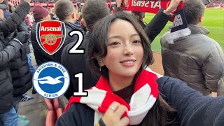 Download lagu Matchday Vlog｜Arsenal 2–1 Brighton | Back on Top of the Table! mp3