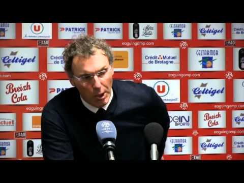 Laurent Blanc sauer: "Der Platz war eine Schande" | En Avant Guingamp - Paris Saint-Germain 1:1
