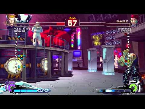 ACE・EIRIN [Guile] vs georgelung [Viper] SSF4 Japanese Online Ranked Matches - TRUE-HD