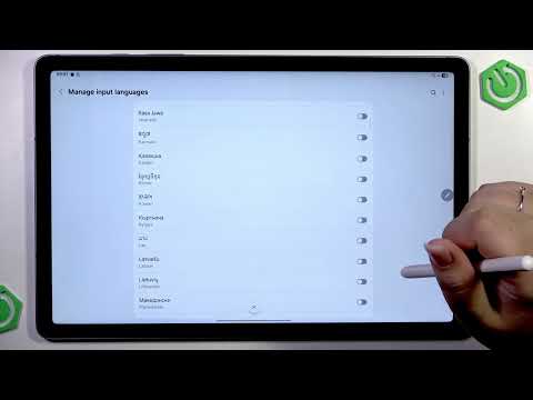 SAMSUNG Galaxy Tab S10 Lite 5G – How to Change Keyboard Language