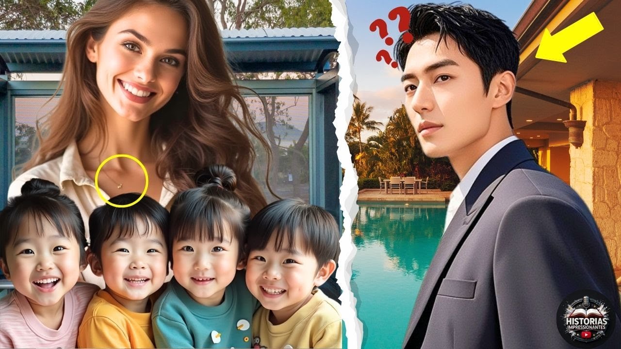 CEO MILIONÁRIO VÊ SUA EX-NAMORADA NO PONTO DE ÔNIBUS COM 4 CRIANÇAS IGUAIS A ELE, QUANDO PERGUNTA...