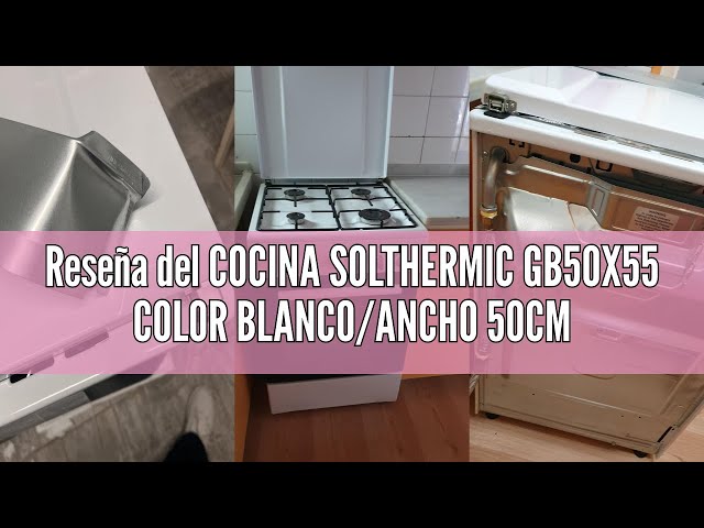 Vídeo relacionado con COCINA PORTABOMBONA SOLTHERMIC INOX /50 CM ancho, 3 FUEGOS (1 wok)