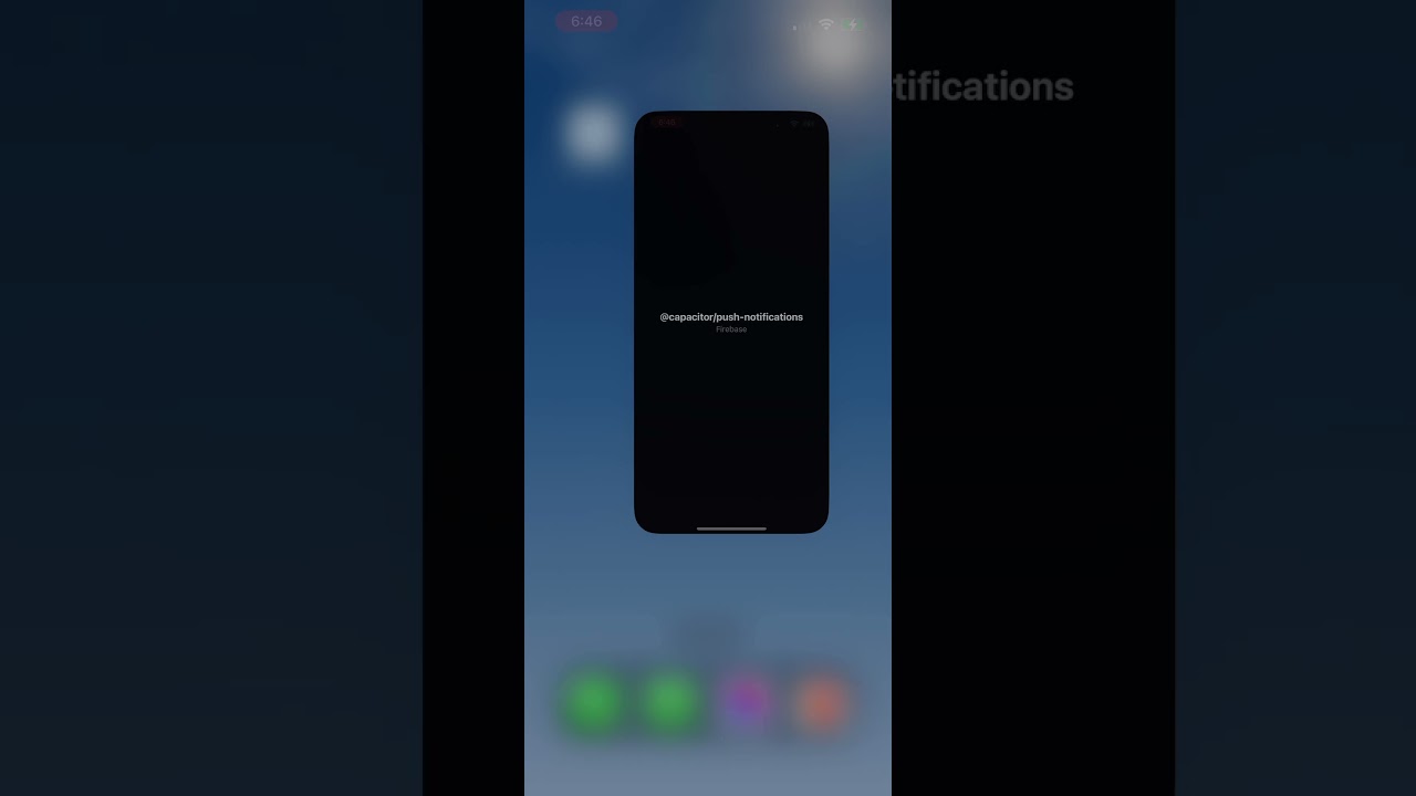 Ionic @capacitor/push-notifications