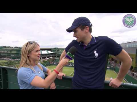 Radio 1 DJ Greg James dons Ball Boy outfit